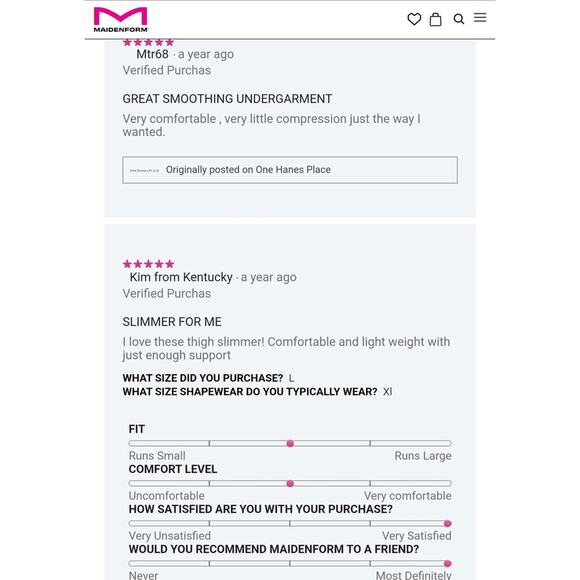 3XL PLUS THIGH SLIMMERS MAIDENFORM FLEXEES COOL COMFORT 2-PACK - Picture 11 of 13